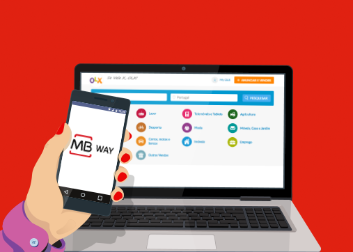 O MB WAY ajuda-o a vender e comprar no OLX