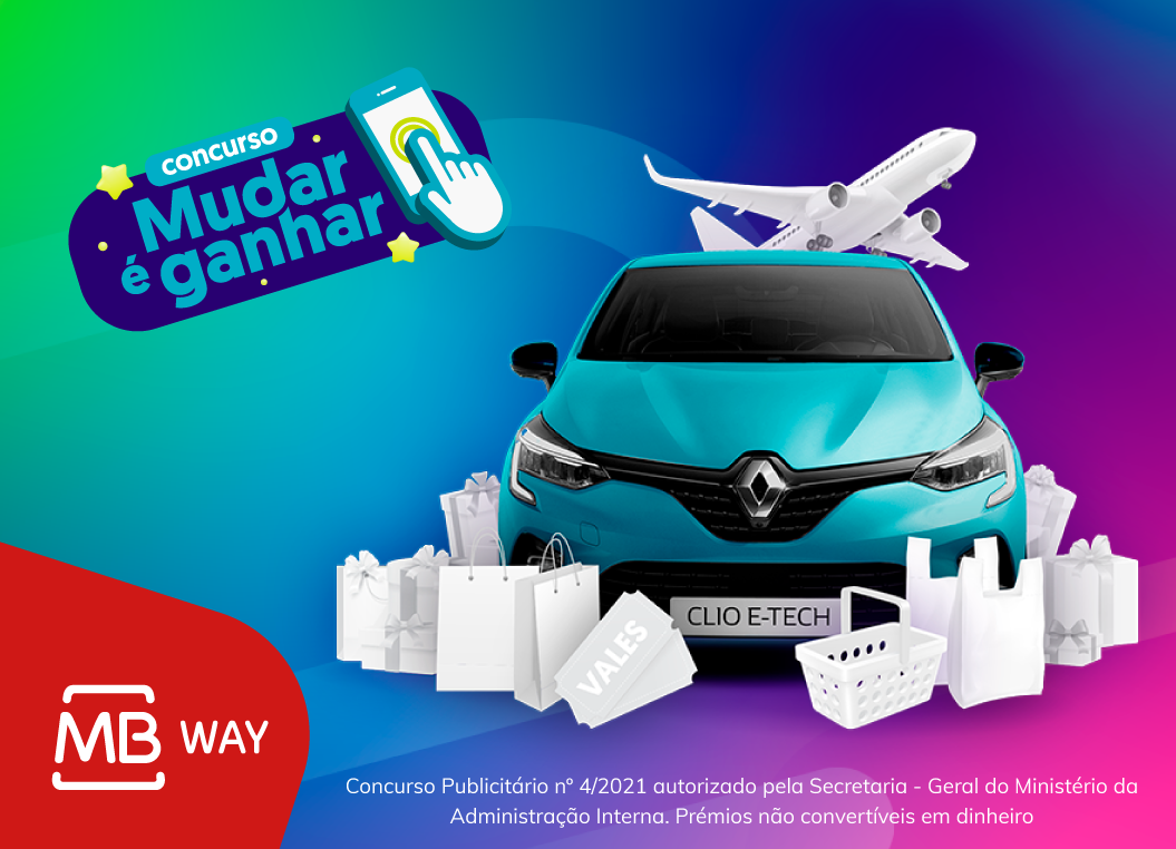 MUDAR É GANHAR com MB WAY