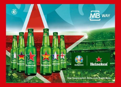 O MB WAY e a Heineken no Euro2020!